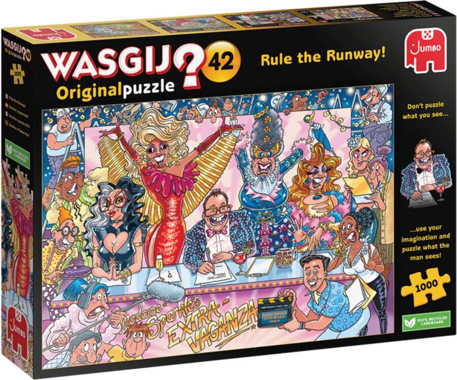 Jumbo Wasgij Original 42: Glitter en Schitter 1000 stukjes