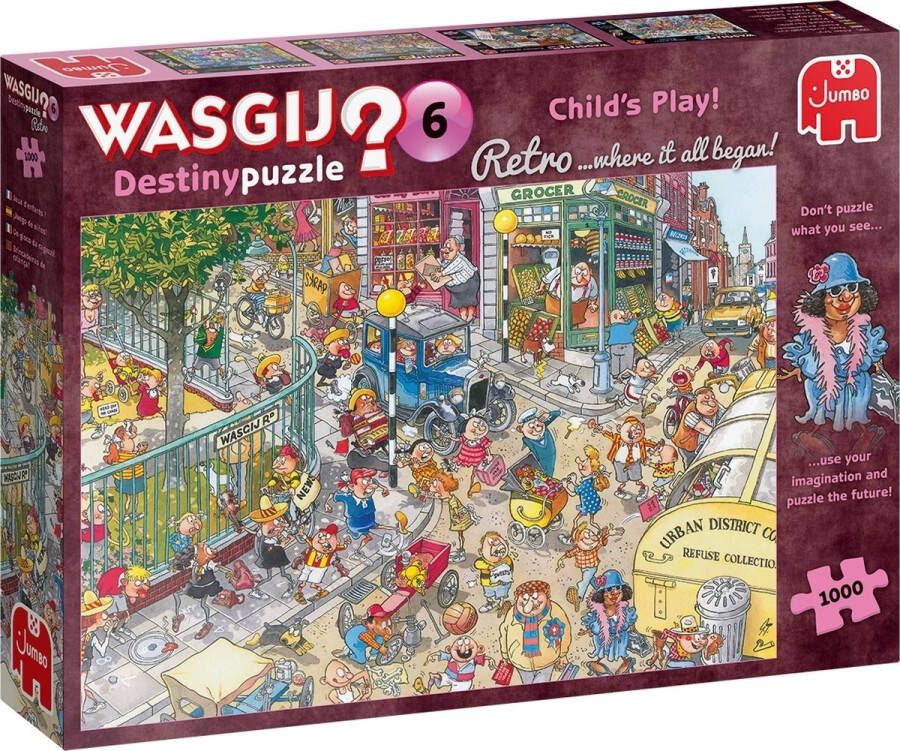 Wasgij Retro Destiny 6 Kinderspel puzzel 1000 stukjes