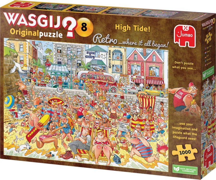 Wasgij Retro Original 8 Vloed! Puzzel 1000 stukjes