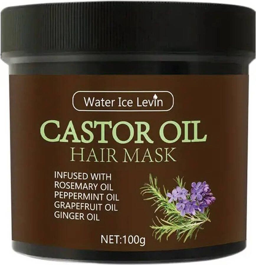 Water Ice Levin Castor Olie Haargroei Haarmasker Minoxidil 5% Alternatief Haargroei versneller Haargroeimiddel Haaruitval Mannen Haargroei en vrouwen Haargroei olie Haargroei Mannen