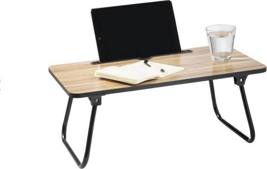 Wats home Laptoptafel Bedtafel Nieuw Met gleuf voor Ipad MDF Bank tafel Laptop verhoger b52 5 x l30 x h21 5 cm