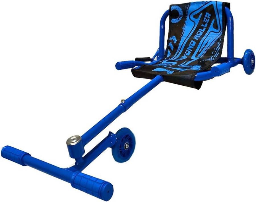 Wave Roller Blauwe -Waveroller- Skelter- -ezy roller-ligfiets-kart- skelter-buitenspeelgoed- ligfiets voor kinderen van Ca 3-14 jaar