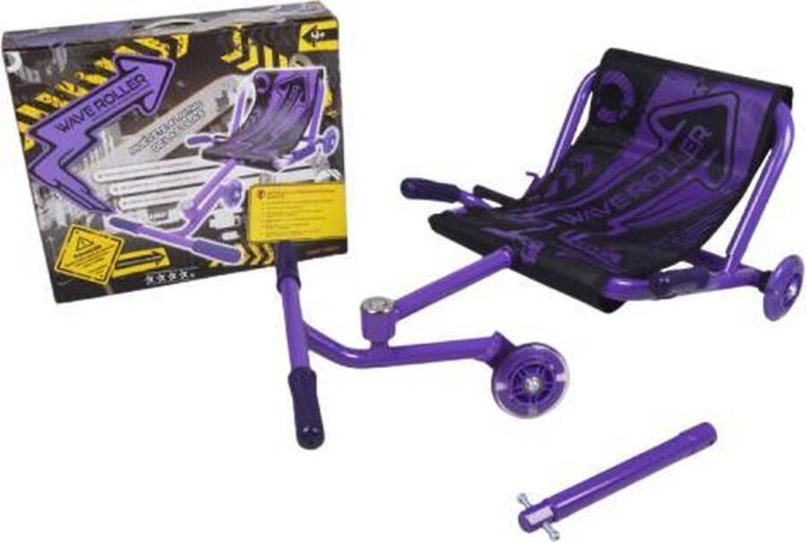 Wave Roller (Paars) -Waveroller- Skelter- -ligfiets-kart-buitenspeelgoed