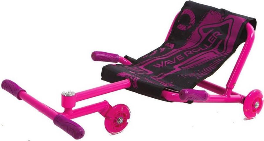 Wave Roller Roze-Waveroller- Skelter- -ligfiets-kart-buitenspeelgoed