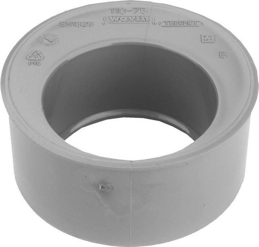 Wavin PVC lijm verloopring excentrisch 125x75 mm