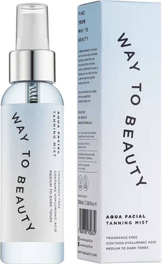 Way to Beauty Zelfbruiner gezicht 100 ml