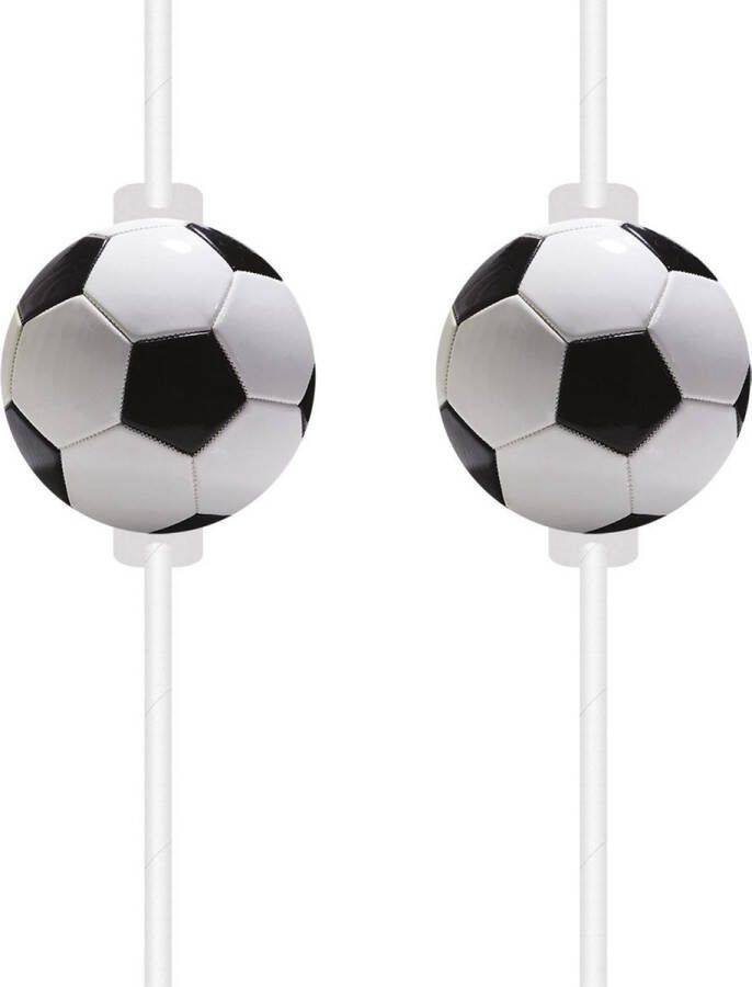 We Fiesta Wefiesta Voetbal rietjes (4 stuks)