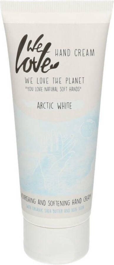 We Love the Planet Handcrème arctic white 75ml