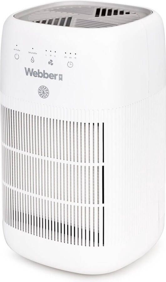 WEBBER DEQ10 luchtontvochtiger 33 2x19 3 cm 3-traps filter