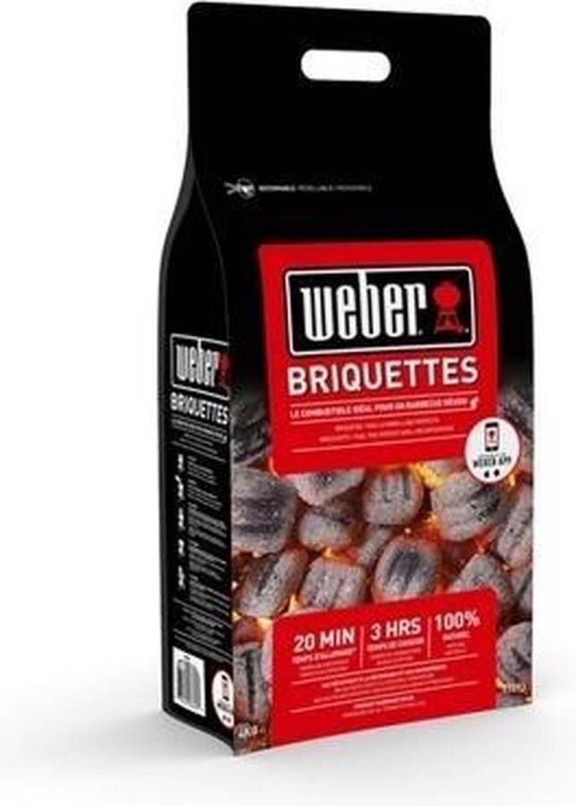 Weber 17593 4000g houtskool voor barbecue grill