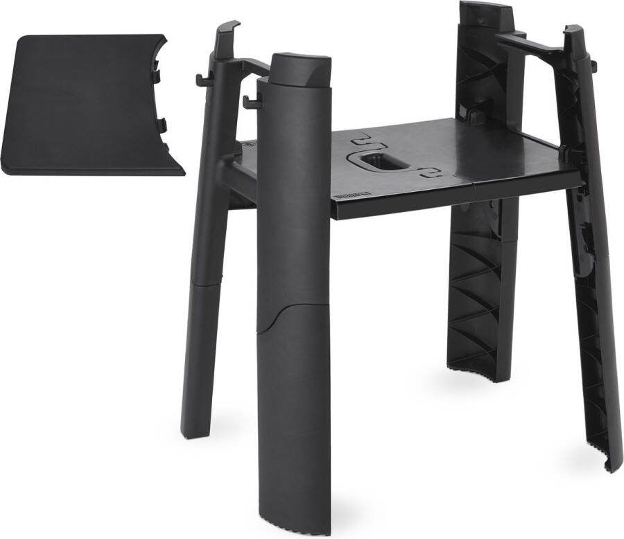 Weber 6617 Stand e Supporto con Ripiano Laterale Barbecue Elettrico Lumin Compact Nero