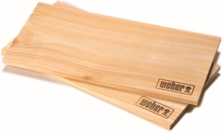 Weber Aromaplank Rookplanken set van 2 15 x 40 cm
