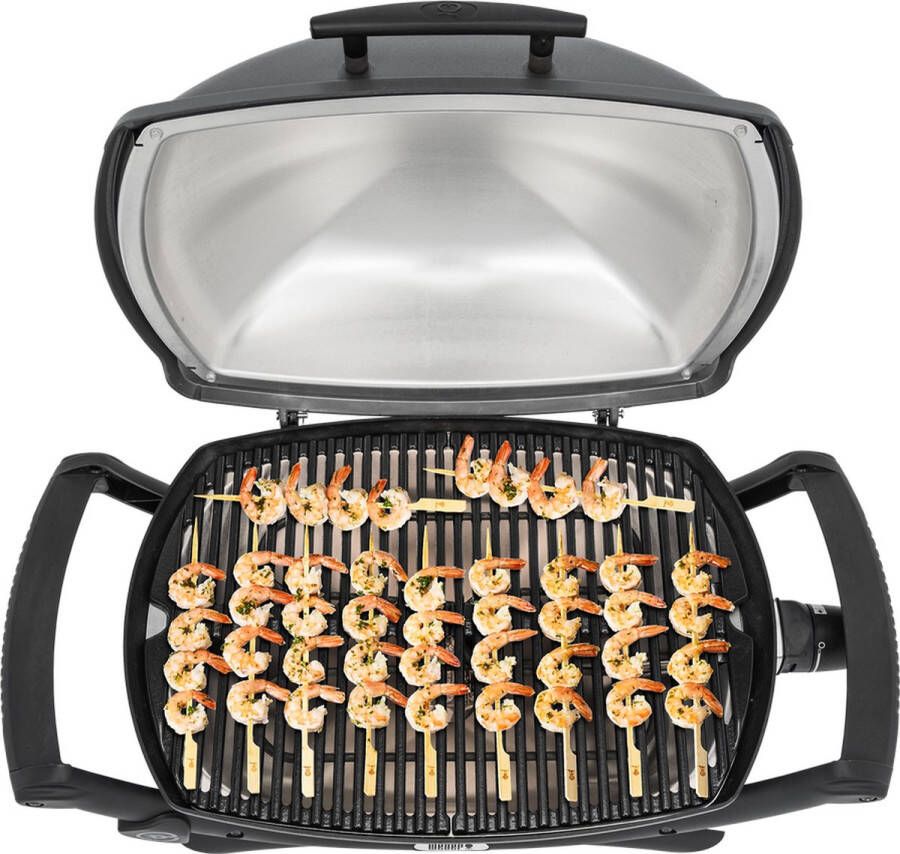 Weber Elektrische grill Q 2400 Dark Grey 80 cm x 48 cm x 66 cm
