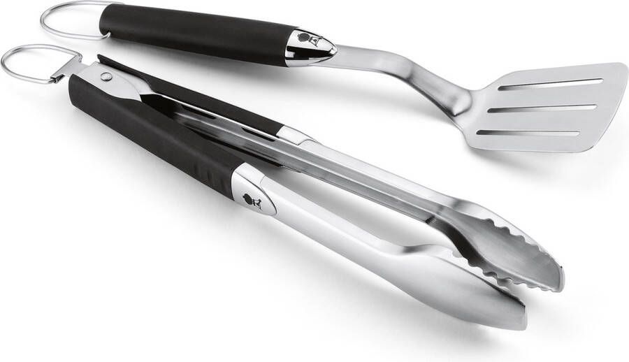 Weber Barbecuebestek in set Premium Edelstaal met kunststof grepen