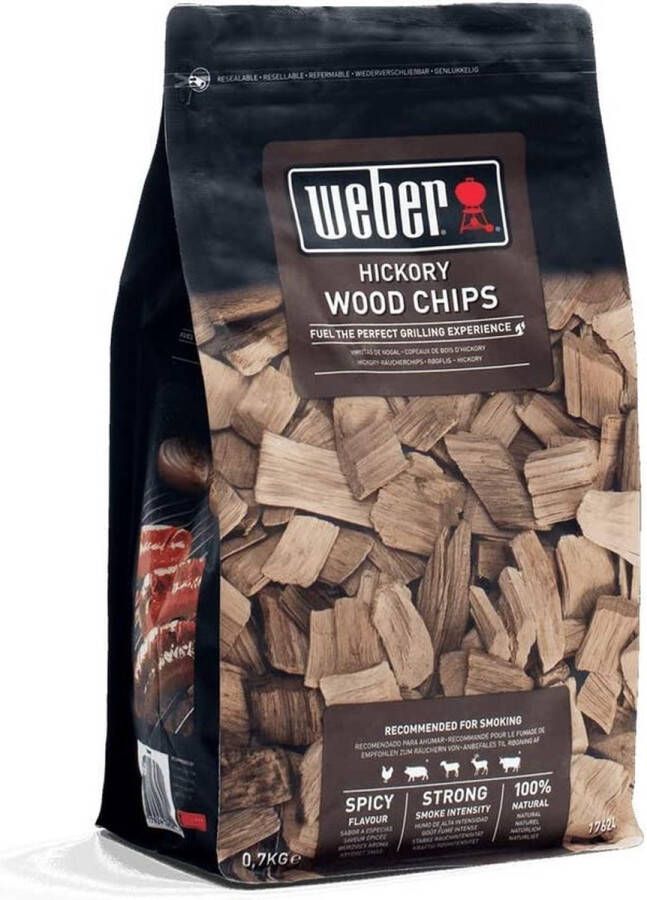 Weber Houtpellets Smoke Fire Hickory 700 g 100% natuurlijk