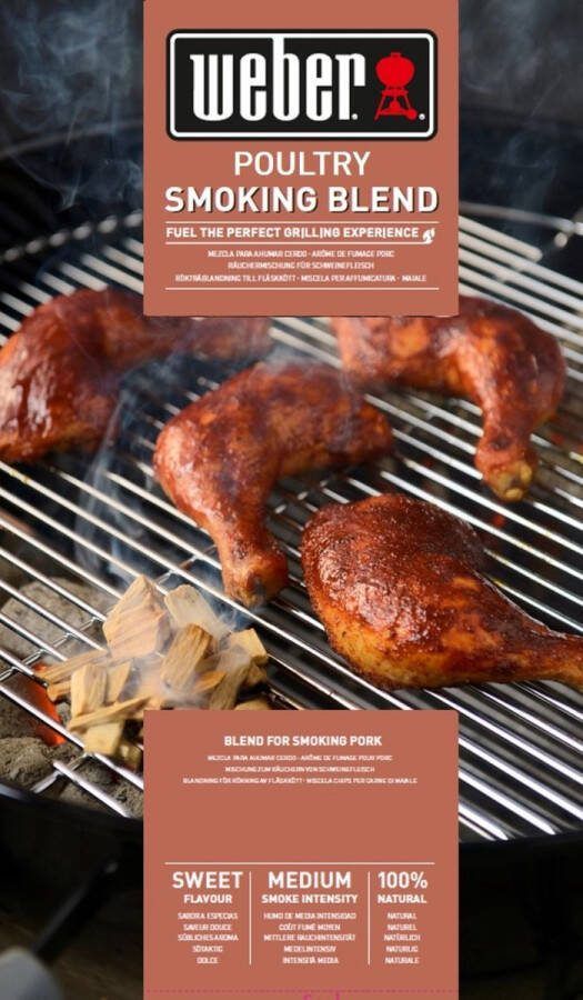 Weber Houtspaanders Rookmix Gevogelte Rookchips Mix 700 g voor gevogeltevlees