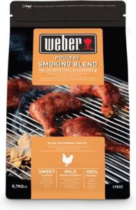 Weber Houtspaanders Rookmix Gevogelte Rookchips Mix 700 g voor gevogeltevlees