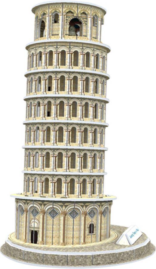 WEBU Premium Bouwpakket Voor Volwassenen en Kinderen Bouwpakket 3D puzzel (11+ Jaar) Modelbouwpakket DIY The Leaning Tower of Pisa