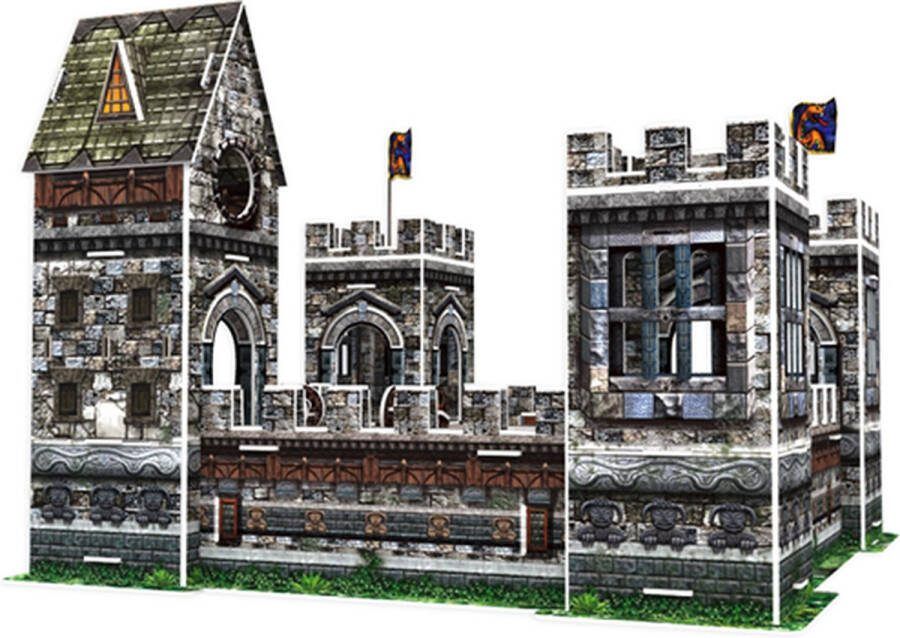 WEBU Premium Bouwpakket Voor Volwassenen en Kinderen Bouwpakket 3D puzzel Modelbouwpakket DIY Spirit Castle