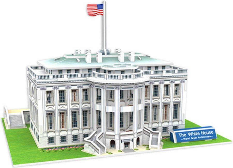 WEBU Premium Miniatuur Bouwpakket Voor Volwassenen en Kinderen Bouwpakket 3D puzzel Modelbouwpakket DIY The White House