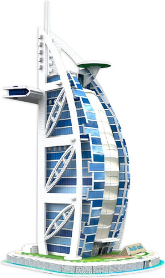 WEBU Premium Miniatuur Bouwpakket Voor Volwassenen en Kinderen Bouwpakket 3D puzzel Modelbouwpakket DIY Burj El Arab Hotel