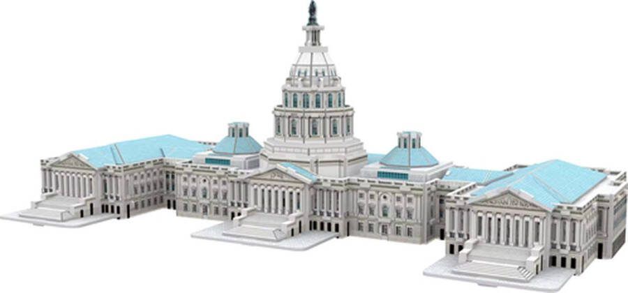 WEBU Premium Miniatuur Bouwpakket Voor Volwassenen en Kinderen Bouwpakket 3D puzzel Modelbouwpakket DIY USA Capital