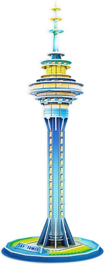 WEBU Premium Miniatuur Bouwpakket Voor Volwassenen en Kinderen Bouwpakket 3D puzzel Modelbouwpakket DIY Sky Tower