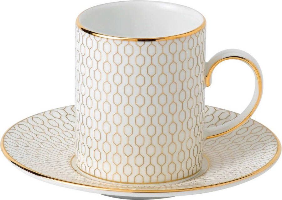 Wedgwood Arris Espressokop 0 08 L met schotel 2-delig