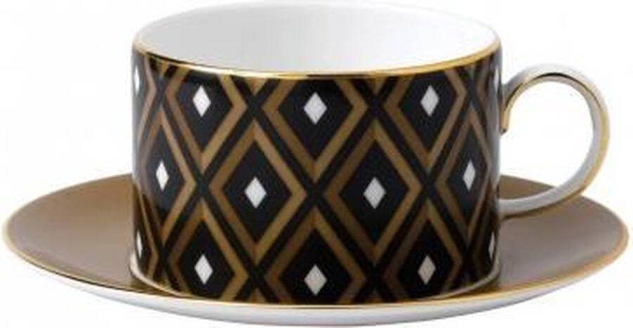 Wedgwood Arris Tableware Theekop&schotel Geometric