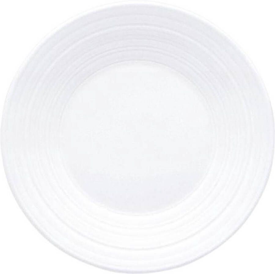 Wedgwood Jasper Conran White Strata Side Plate 18cm W