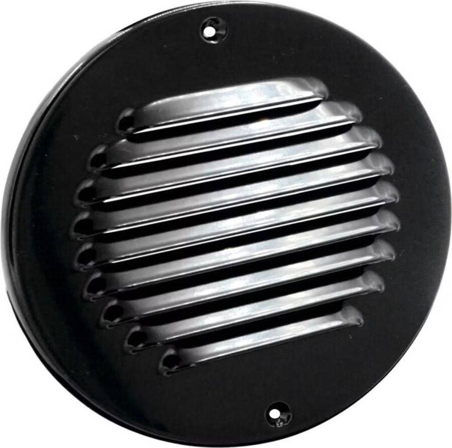Weha Schoepenrooster Ø150mm aluminium zwart