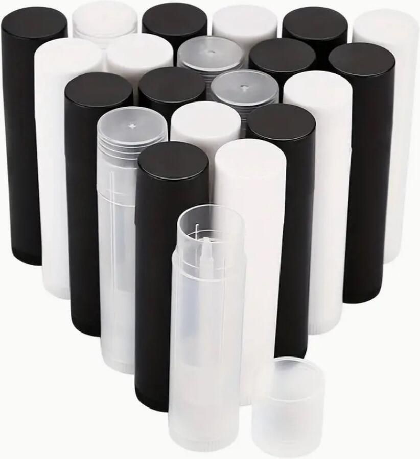Wehl lipgloss tube leeg -5 tubes wit lipgloss maken lippenbalsem maken lipgloss maken pakket lipgloss base