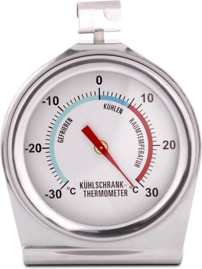 Weis Koelkast grote Thermometer -30 tot 30 °C 7x9.5 cm