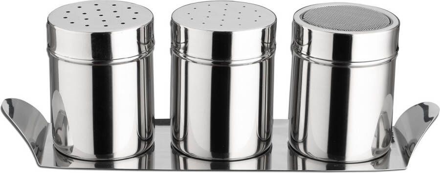 Weis strooiset set van 3 RVS