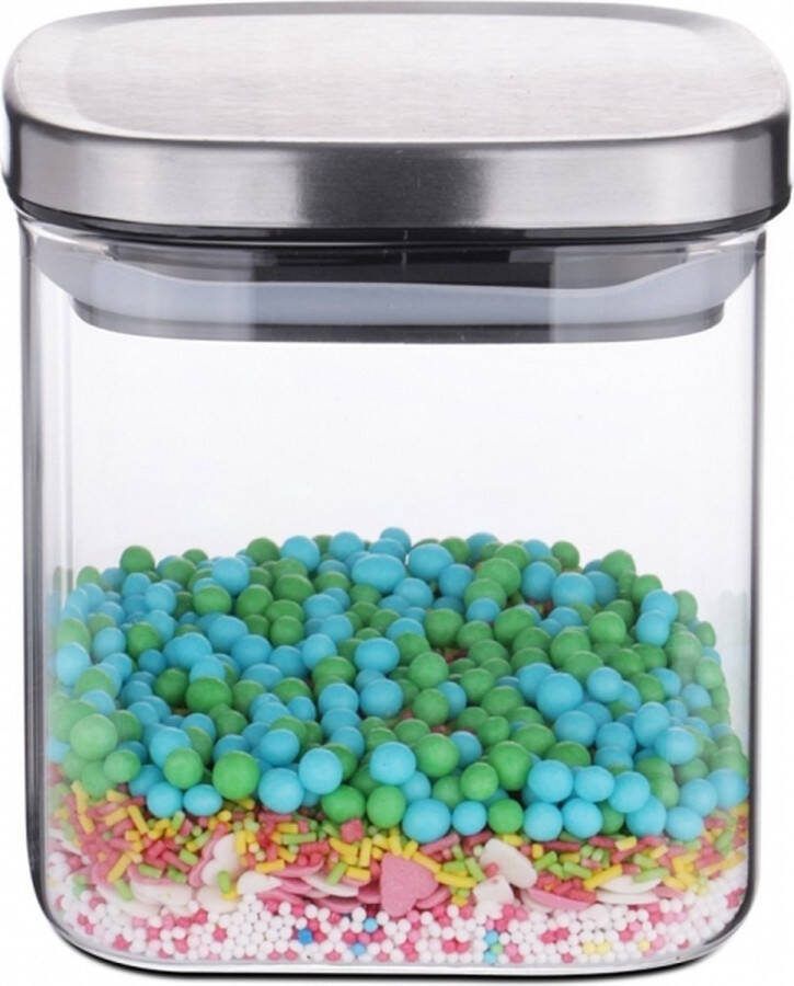 Weis voorraaddozen hoogwaardig borosilicaatglas set van 3 totale inhoud 3100 ml