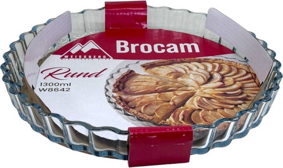 Weissberg Brocam ronde glazen ovenschaal 1300ml (1 stuks)