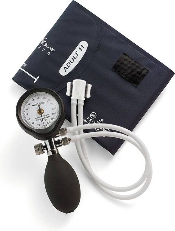 Welch Allyn Bloeddrukmeter Aneroïde Manuële bloeddrukmeter Durashock DS54 Dubbelslangs