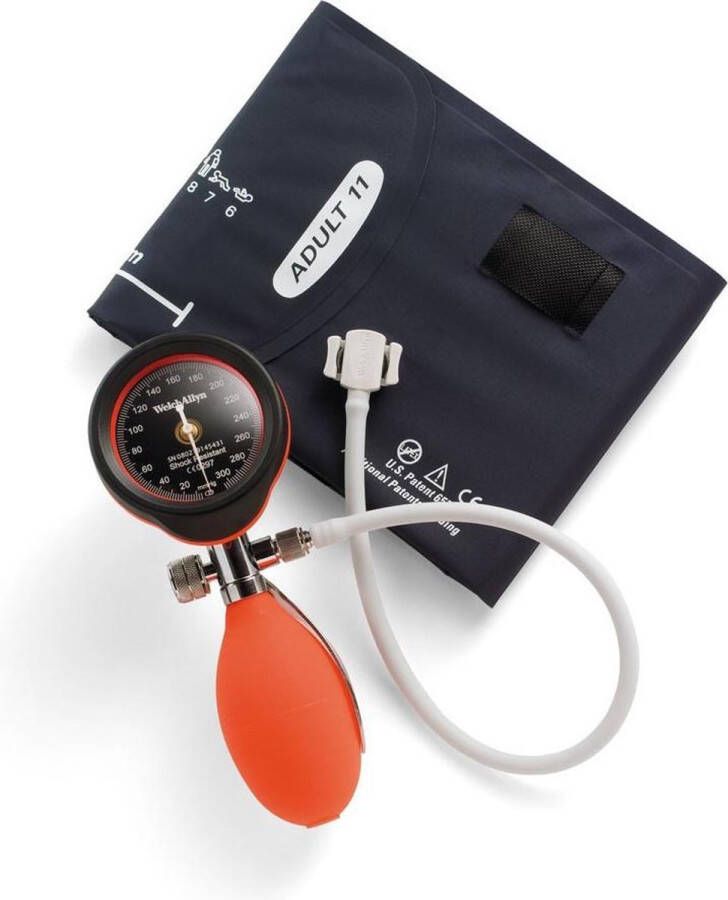 Welch Allyn Durashock DS-55 bloeddrukmeter kleur: rode details