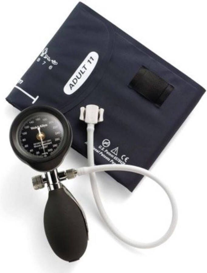 Welch Allyn Durashock DS-55 bloeddrukmeter kleur: zwart met chrome details