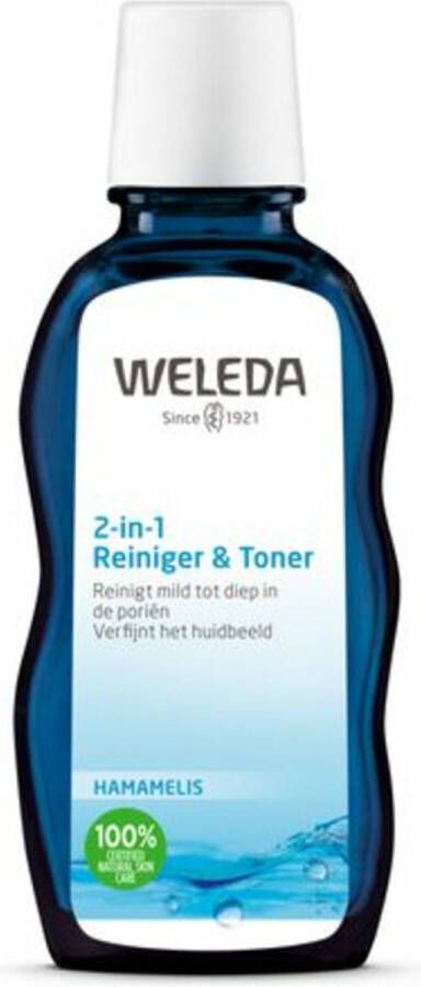 Weleda 2in1 Reiniger & Toner Reiniging 100ml 100% natuurlijk