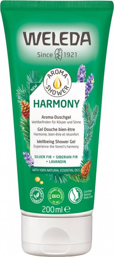 Weleda Aroma Shower Harmony Douchegel 200ml 100% natuurlijk