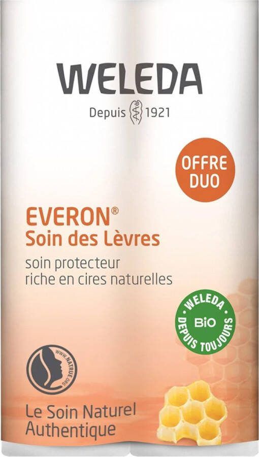 Weleda Everon Lip Care Set van 2 x 4 8 g