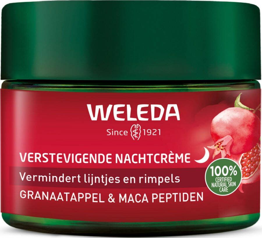 Weleda Verstevigende Nachtcrème Granaatappel & Maca 40ml 100% natuurlijk