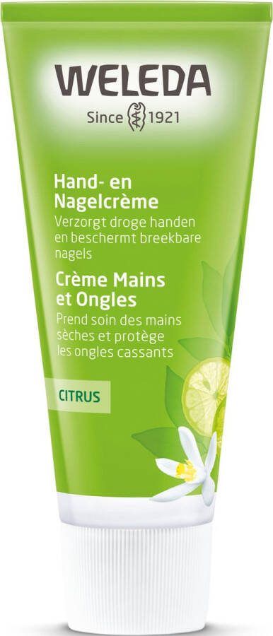 Weleda Hand- en Nagelcrème Citrus 50ml 100% natuurlijk
