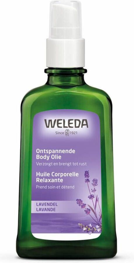 Weleda Lavendel ontspannende body olie 100 ml