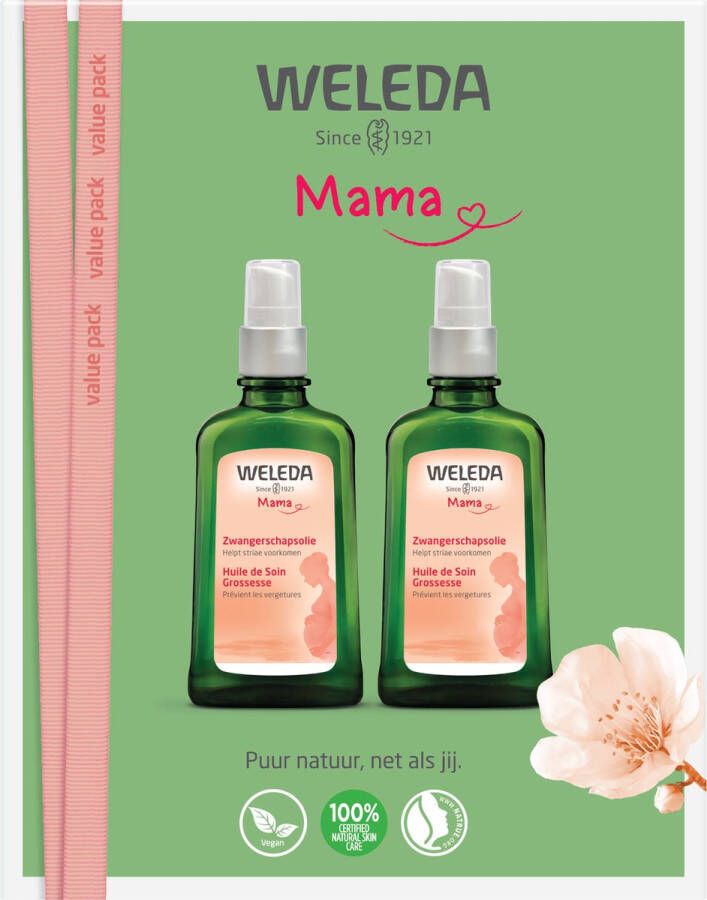 Weleda Mama Valuepack Zwangerschapsolie Duo 2x 100ml