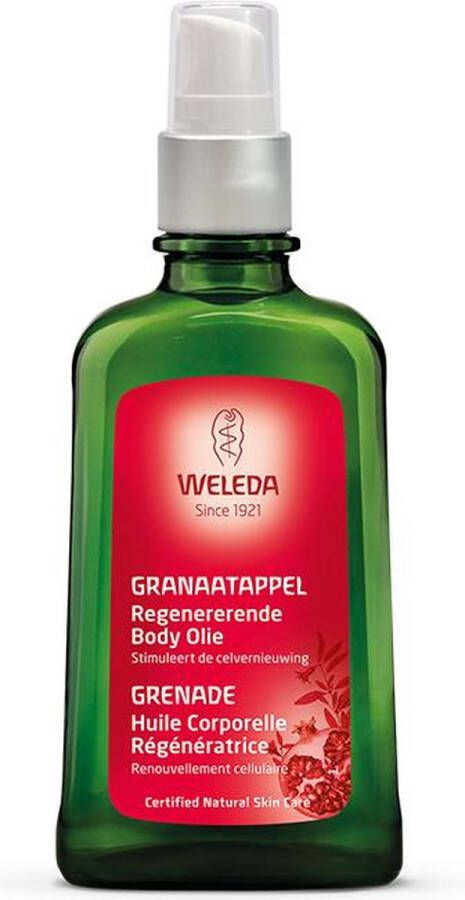 Weleda Regenerende Body Olie Granaatappel 100ml 100% natuurlijk