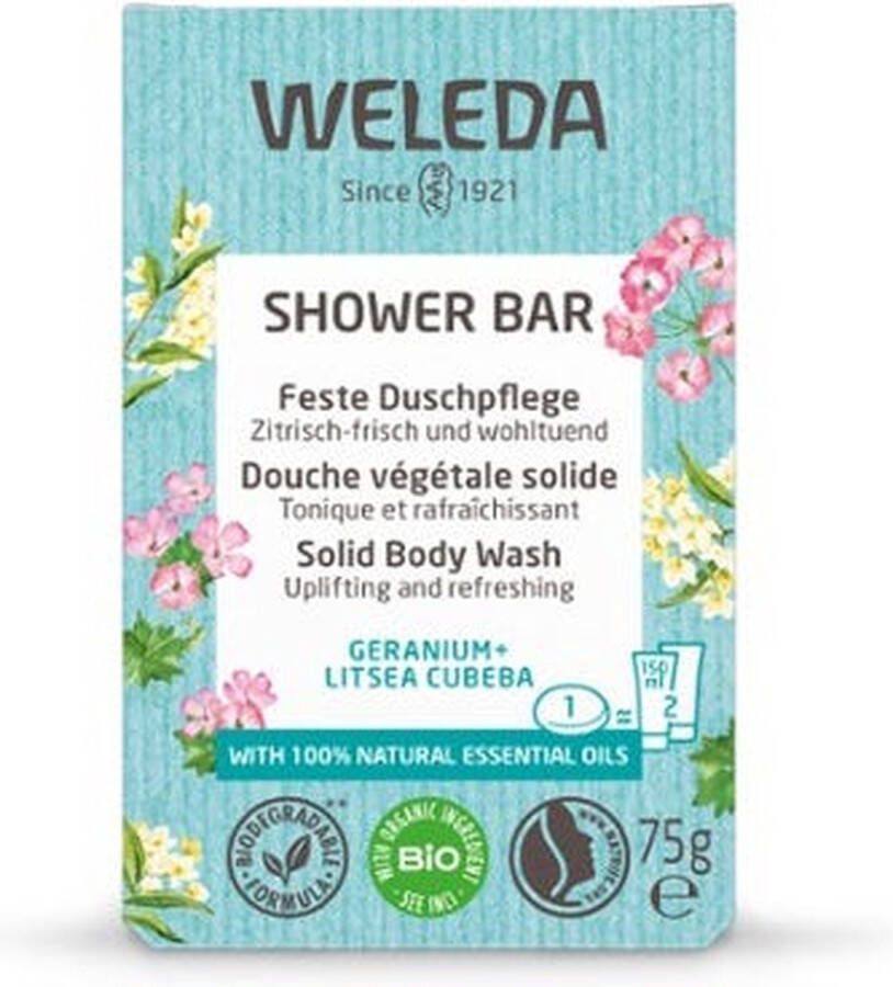 Weleda Shower Bar Geranium + Litsea cubeba