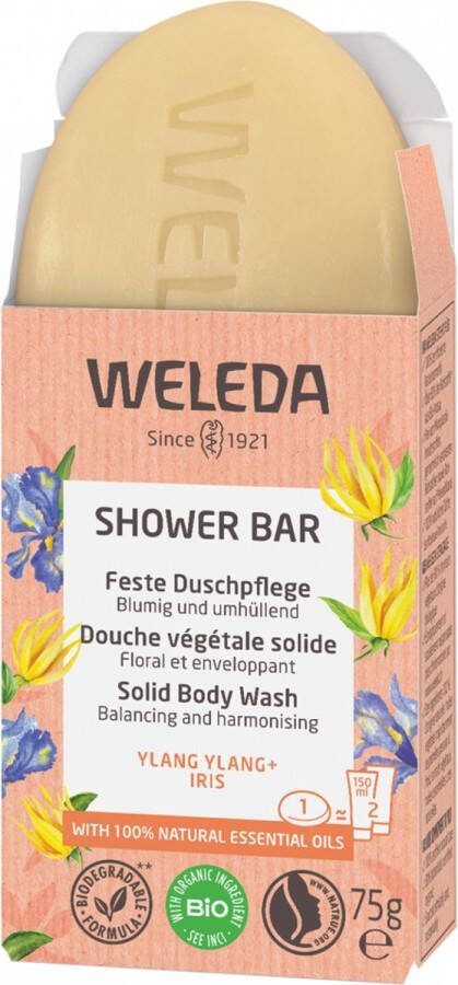 Weleda Shower Bar Ylang + Iris 75g 100% natuurlijk