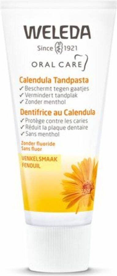 Weleda Tandpasta Calendula 75ml 100% natuurlijk